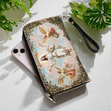 Catholight  In God We Trust Leather Wallet Purse