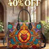 Catholight Eternal Flame Of Love Leather Bag