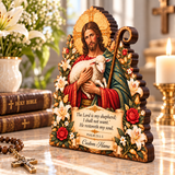 Catholight Wooden Faith Block - The Lord Is My Shepherd