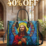 Catholight Glorious Christ Leather Bag