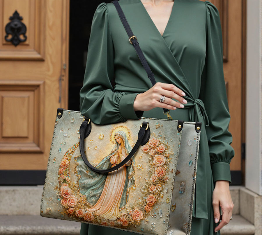 Catholight  The Crescent of Serenity Leather Bag
