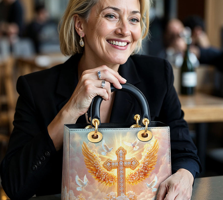 Catholight Dove of Peace Lady Leather Bag
