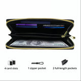 Catholight  Floral Resurrection Leather Wallet Purse - Quick Blessings