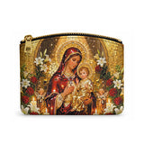 Catholight Mary, Mother of Hope  Leather Rosary Pouch