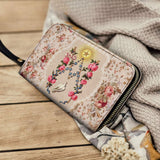 Catholight  Roses of the Rosary Leather Wallet Purse