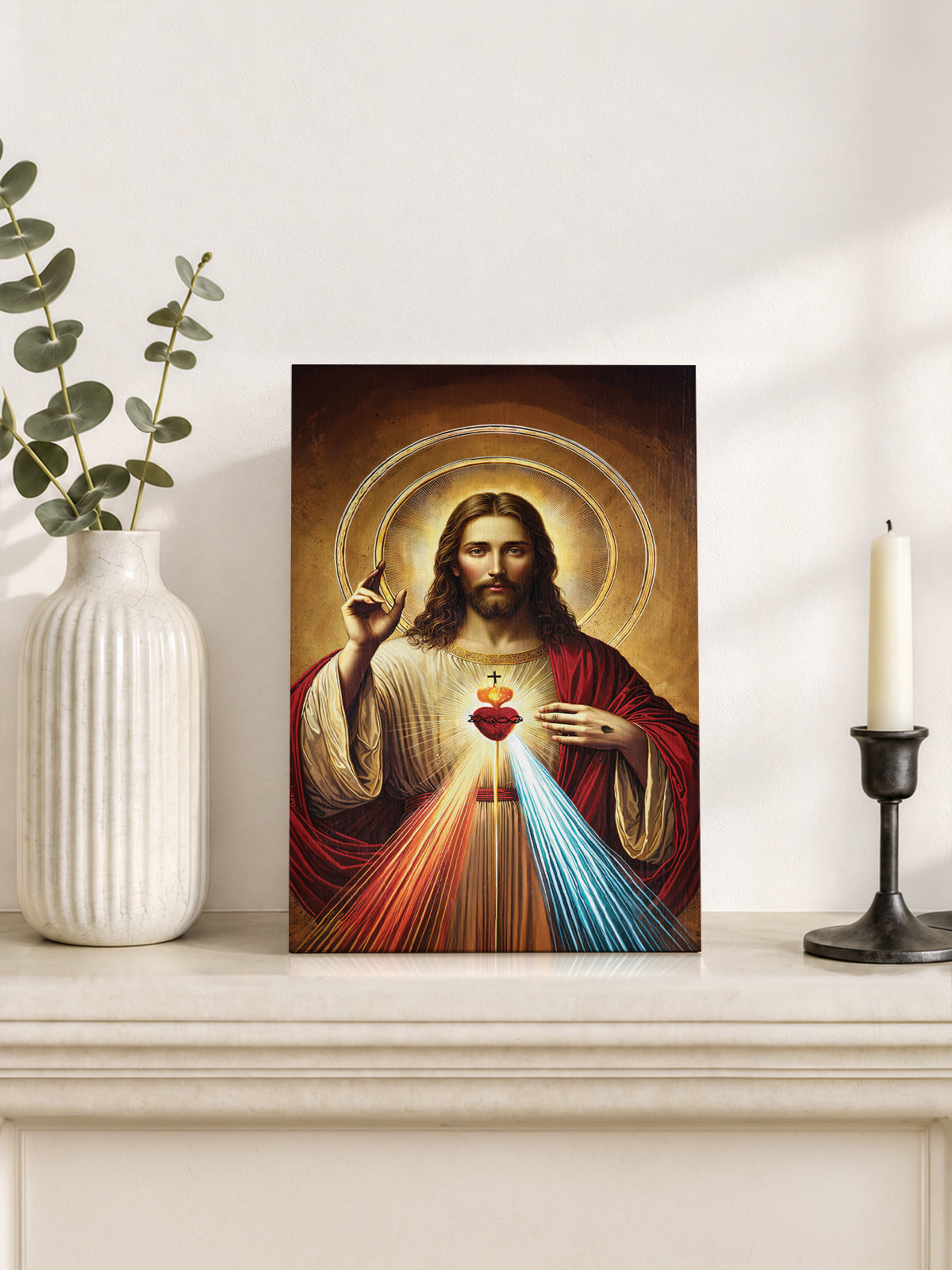 Catholight A Testament of Grace and Compassion Wooden Art