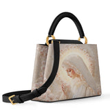 Catholight Rose Halo Devotion Leather Satchel Bag