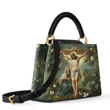 Catholight The Cross of Redemption Leather Satchel Bag