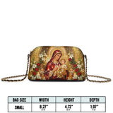 Catholight Mary, Mother of Hope Leather Crossbody Bag