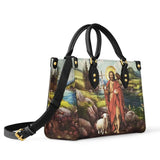 Ledertasche mit Hirtenmotiv „Johannes der Täufer“
