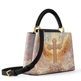 Catholight Dove of Peace Leather Satchel Bag