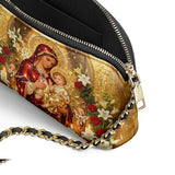 Catholight Mary, Mother of Hope Leather Crossbody Bag