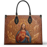 Catholight Sacred Heart of Christ Leather Bag