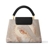 Catholight Rose Halo Devotion Leather Satchel Bag