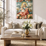 Catholight Halo Of Roses Canvas Wall Art