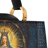 Catholight Celestial Devotion Leather Satchel Bag