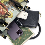 Ledertasche mit Hirtenmotiv „Johannes der Täufer“
