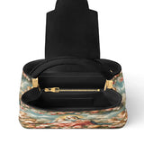 Catholight Halo Of Roses Leather Satchel Bag