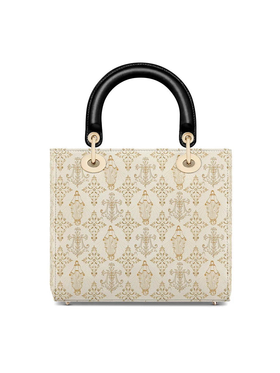 Catholight The Ave Maria Pattern Lady Leather Bag