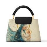Catholight Divine Mother’s Embrace Leather Satchel Bag