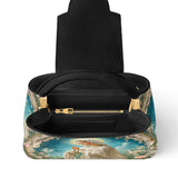 Catholight Lady Of Lourdes Leather Satchel Bag