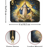 Catholight The Queen of Heaven Leather Rosary Pouch