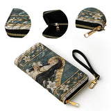 Catholight St. Catherine of Siena in Sacred Devotion Leather Wallet Purse