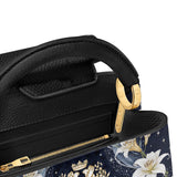 Catholight The Holy Spirit and Lily Devotional Leather Satchel Bag