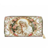 Portafoglio in pelle Catholight della Grazia della Vergine Maria