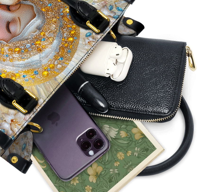 Catholight  Divine Grace and Serenity Leather Bag