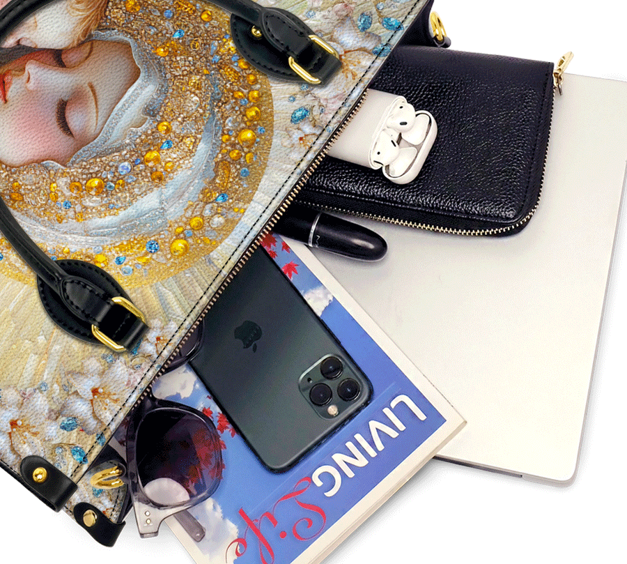 Catholight  Divine Grace and Serenity Leather Bag