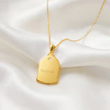 Catholight Agnus Dei Lamb of God Necklace in 18K Gold Vermeil