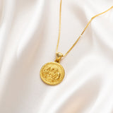 Catholight Holy Family Necklace in Gold Vermeil