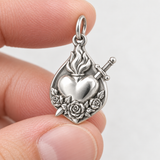 Catholight Immaculate Heart - Rose of Grace Charm