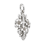 Catholight Lily of Faith Cross Charm