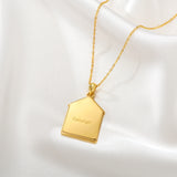 Catholight Holy Family and Lamb of God Medal Necklace in 18K Gold Vermeil