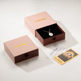Catholight Miraculous Mary Necklace in Sterling Silver