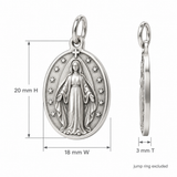 Catholight Our Lady of Grace Mantle of Light Charm