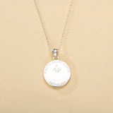 Catholight Holy Family Necklace in Sterling Silver