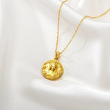 Catholight Blessed Virgin Mary Necklace in Gold Vermeil