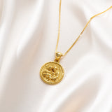 Catholight Holy Family Necklace in Gold Vermeil