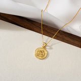 Catholight Holy Family Necklace in Gold Vermeil
