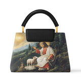 Catholight The Divine Shepherd's Grace Leather Satchel Bag