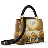 Catholight The Lamb Of Redemption Leather Satchel Bag