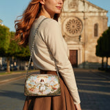 Catholight In God We Trust Leather Crossbody Bag