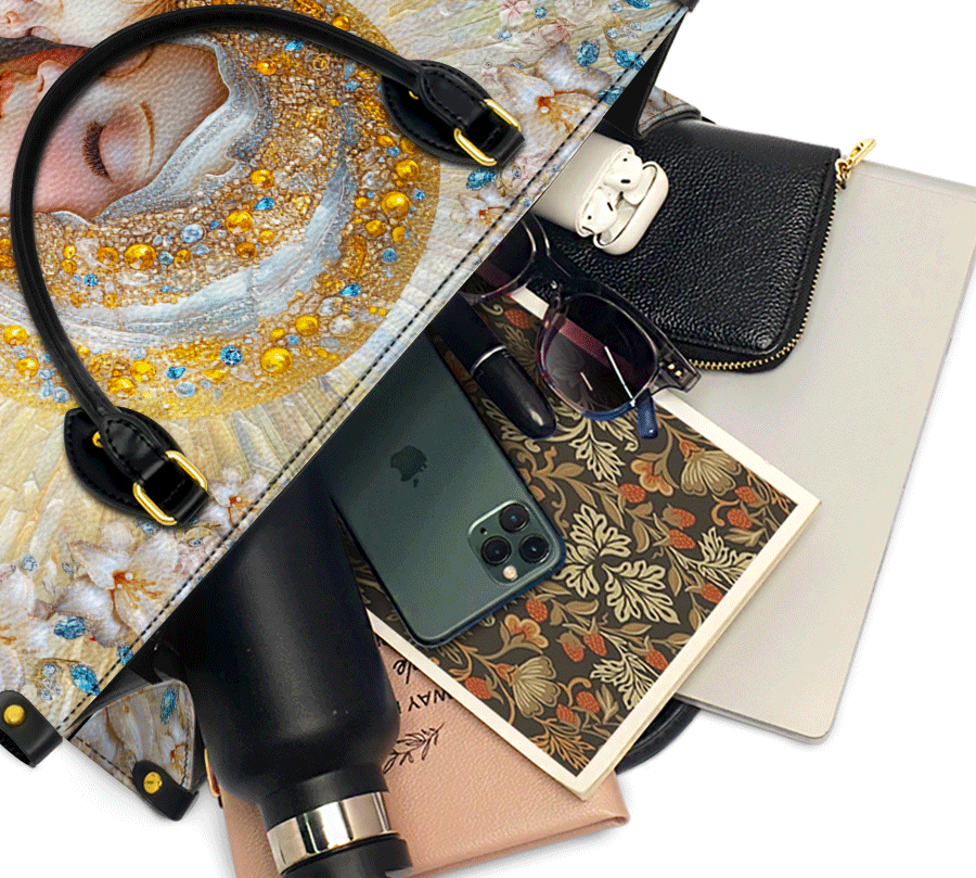 Catholight  Divine Grace and Serenity Leather Bag