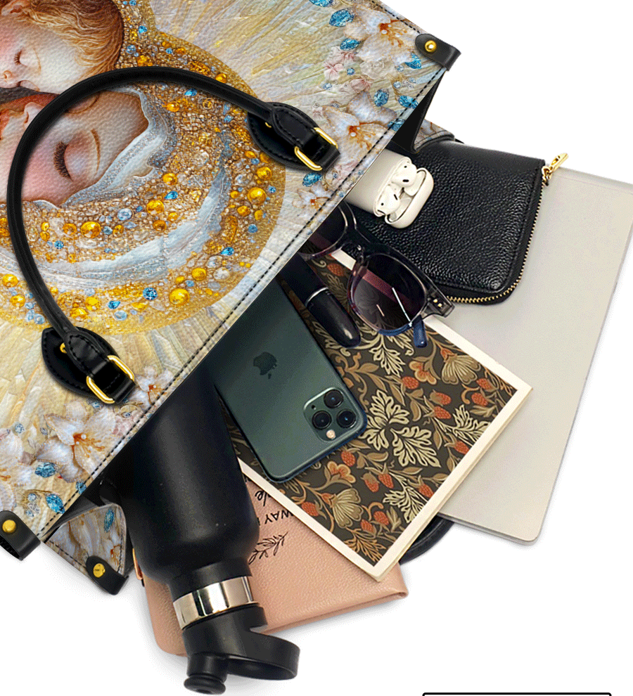 Catholight  Divine Grace and Serenity Leather Bag