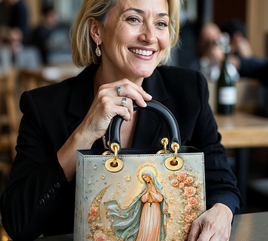 Catholight The Crescent of Serenity Lady Leather Bag