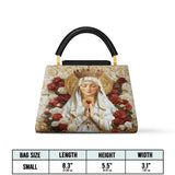Catholight Lady of Fatima Elegance Leather Satchel Bag