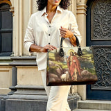 Ledertasche mit Hirtenmotiv „Johannes der Täufer“